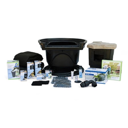 Aquascape Large Pond Kit with SLD 5000-9000 Adjustable Flow Pump - 21 x 26 ft. 53063